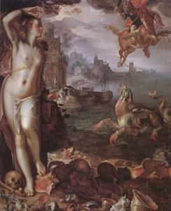 Joachim Wtewael Perseus and Andromeda (mk05) Germany oil painting art